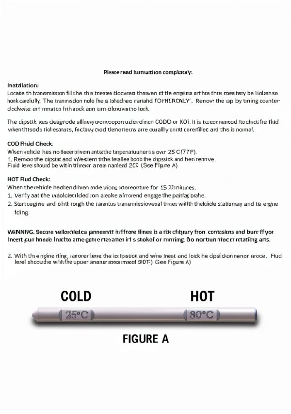 Engine Dipstick APSG DS-CJD35 Aluminum for V6-3