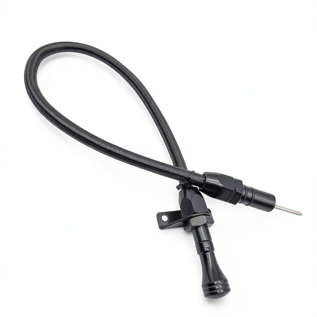 GM TH350/TH400 transmission oil dipstick in action