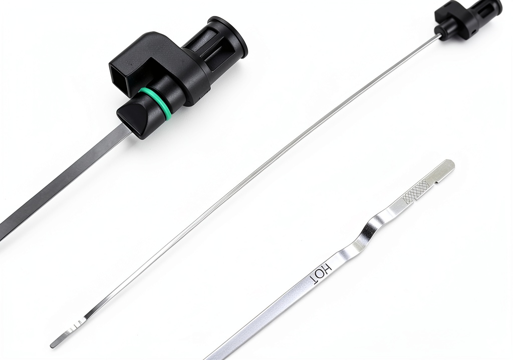 Nissan transmission dipstick in action