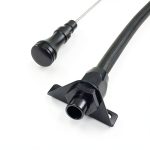 GM Firewall Dipstick Stainless Steel 700R4-4L60E Black-0