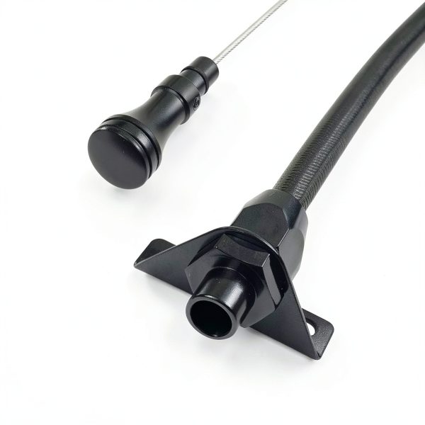 GM Firewall Dipstick Stainless Steel 700R4-4L60E Black-0