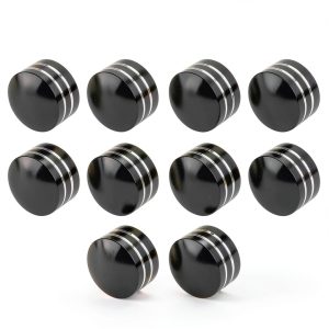 Daklvng Motorcycle Bolt Caps Aluminum Stainless Steel-0