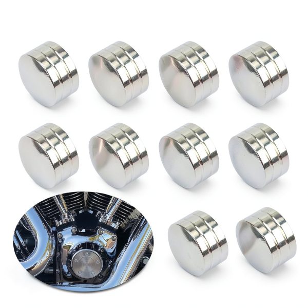 Daklvng Motorcycle Bolt Caps Aluminum Hex Design-6
