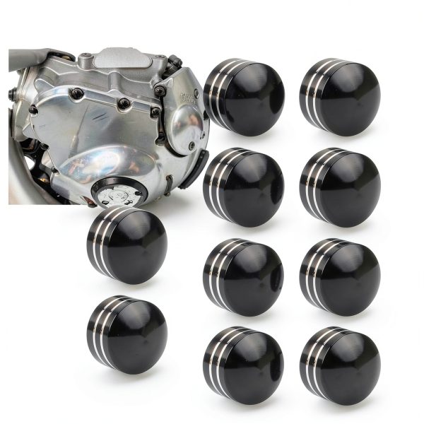 Daklvng Motorcycle Bolt Caps Aluminum Stainless Steel-1