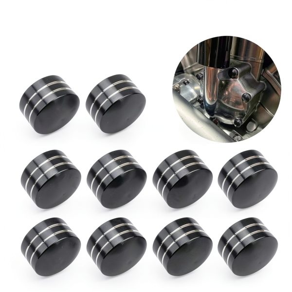 Daklvng Motorcycle Bolt Caps Aluminum Stainless Steel-5