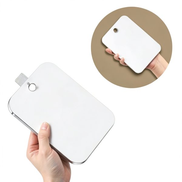 Shower Mirror JKNEIWA 10.6x8 Plexiglass Wall Mount for Shaving &-6