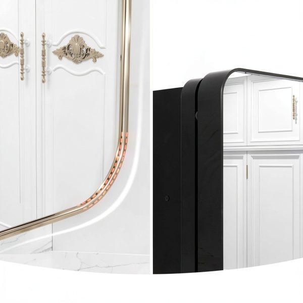 Medicine Cabinet Keonjinn 30x32 Wall Mount with Adjustable Shelf-4