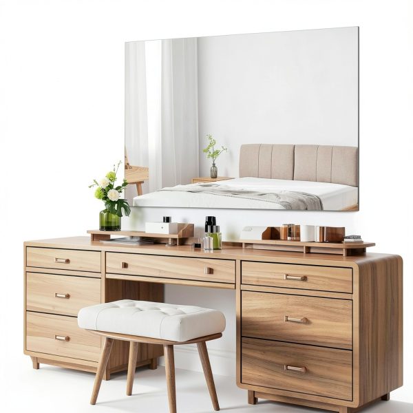 Frameless Mirror 30x40 CILIBER Bathroom Shatterproof Polished Edge-1
