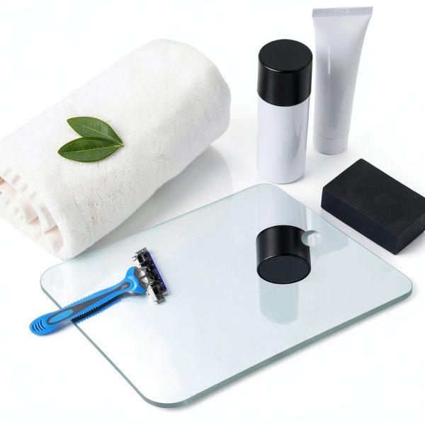 Shower Mirror JKNEIWA 10.6x8 Plexiglass Wall Mount for Shaving &-5