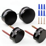 Mirror Clips DOPENSPI 4PCS Wall Mount Kit for Frameless Mirrors-0