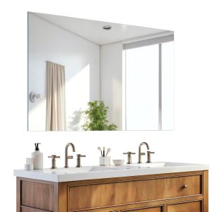 Frameless Mirror 30x40 CILIBER Bathroom Shatterproof Polished Edge-0