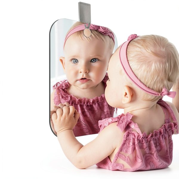 Shower Mirror JKNEIWA 10.6x8 Plexiglass Wall Mount for Shaving &-2