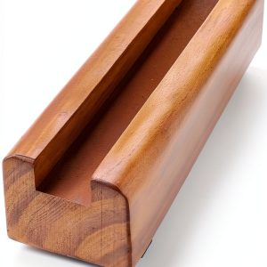 DOITOOL Mirror Stand Holder Duty Floor Stand 9.8" Wood Base Brown-0