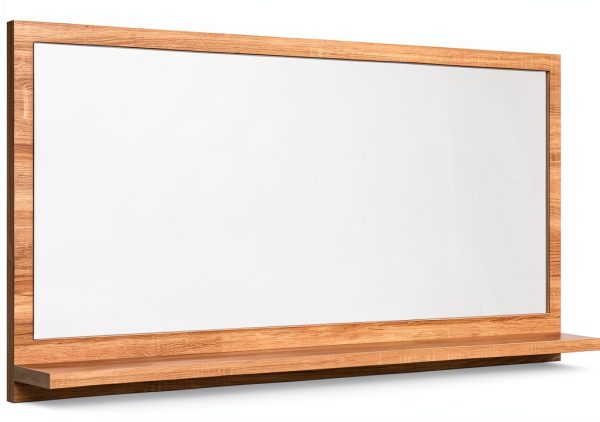 Bathroom Mirror vidaXL Modern Sonoma Oak Shelf 35.4L x 4.1W-2