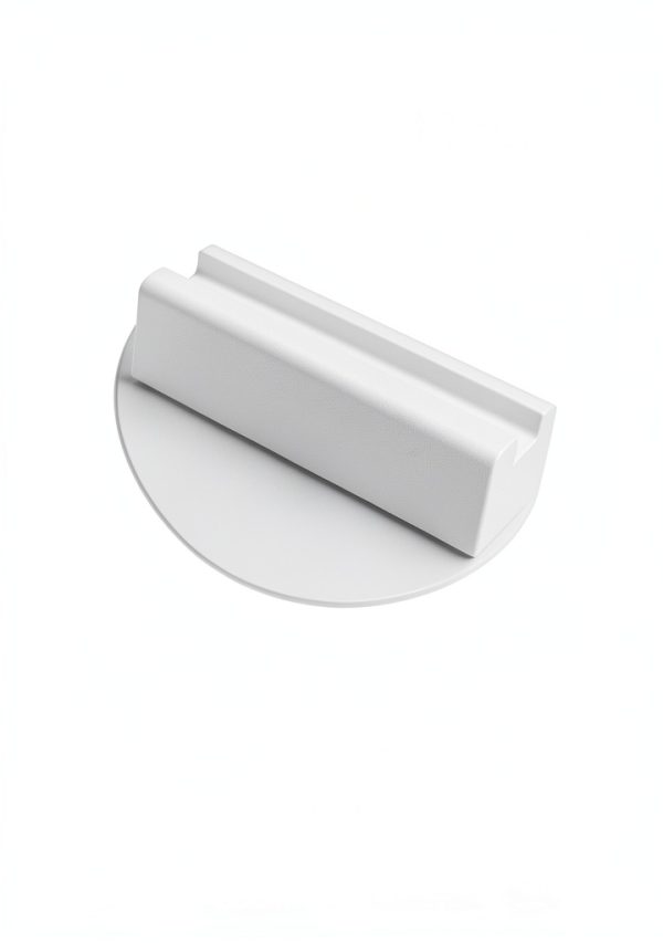 Wood Floor Mirror Stand Gadpiparty 25cm Anti Slip Base White-6