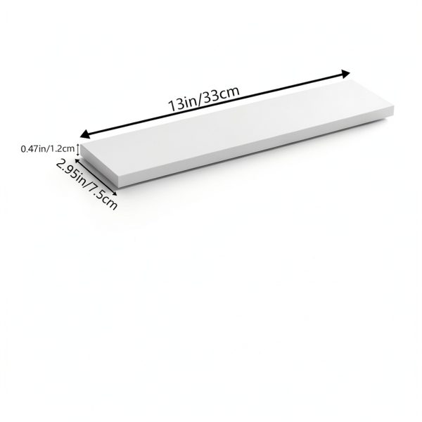 4 PCS White Medicine Cabinet Shelves Replacement,13 Inch Wooden Bathroom Cabinet Shelf,Medicine Cabinets Replacement Shelves for Living Room Bathroom Kitchen Wall Mounted Medicine Cabinet-2