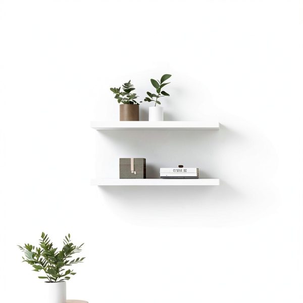 4 PCS White Medicine Cabinet Shelves Replacement,13 Inch Wooden Bathroom Cabinet Shelf,Medicine Cabinets Replacement Shelves for Living Room Bathroom Kitchen Wall Mounted Medicine Cabinet-1