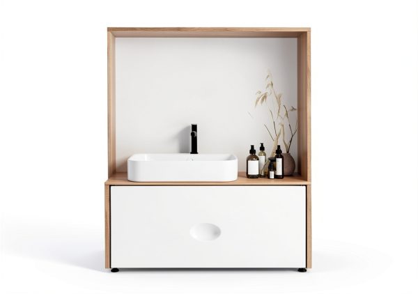 Bathroom Medicine Cabinet Mirror GRUSIGN 32" x 24" Wall-Mount-5