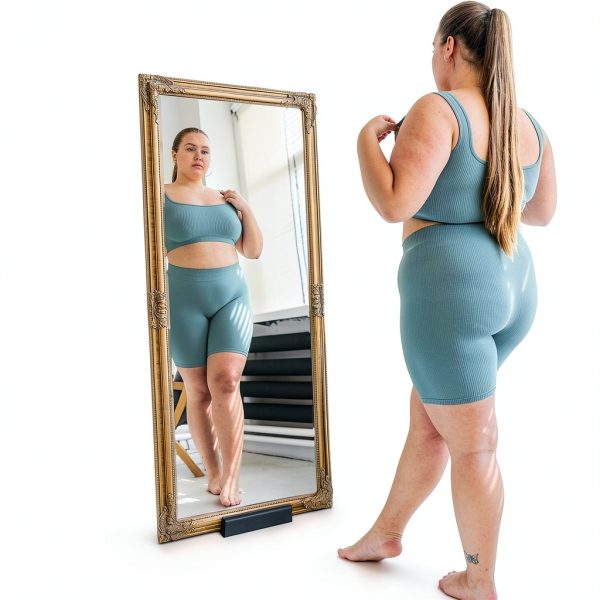 jojofuny Wooden Floor Mirror Support Stand, Solid Wood Anti-Slip Support Base for Full Length and Standing Mirrors-5